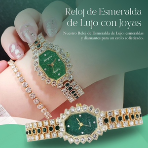 Hechizo en Esmeraldas: El Reloj de Diamantes y Esmeraldas