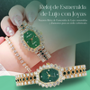 Hechizo en Esmeraldas: El Reloj de Diamantes y Esmeraldas