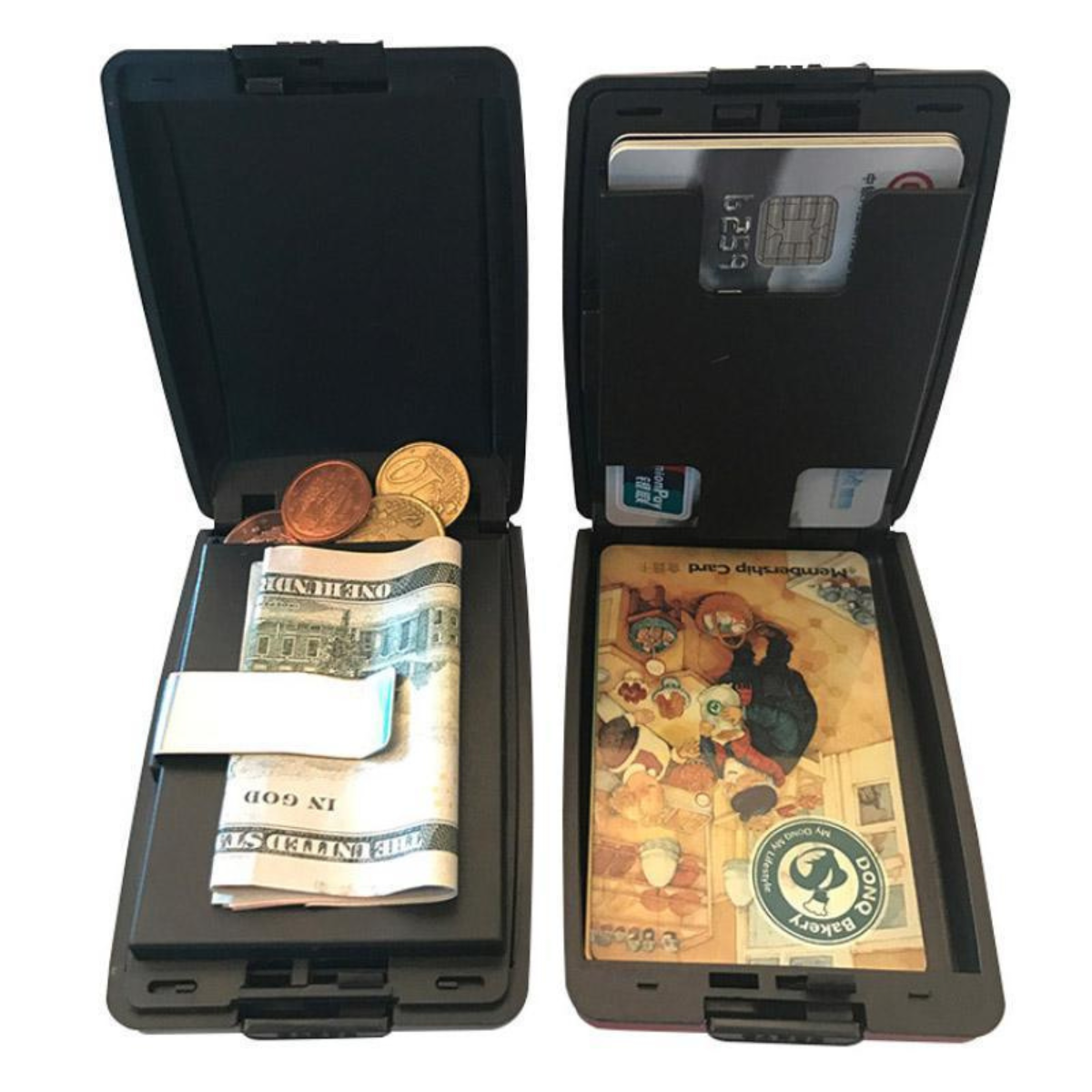 Billetera de depósito y retirada segura RFID