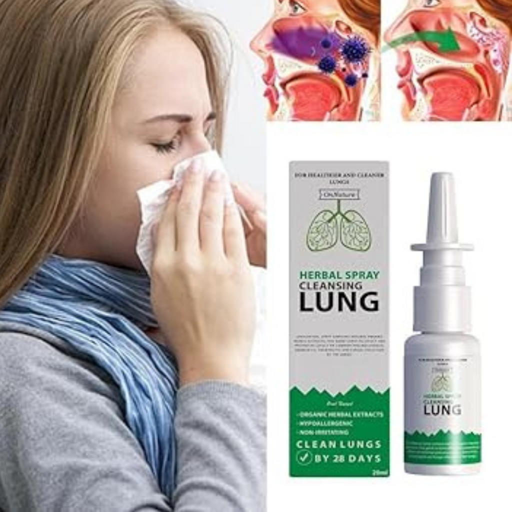 SPRAY HERBARIO™ | Limpiador pulmonar a base de hierbas orgánicas