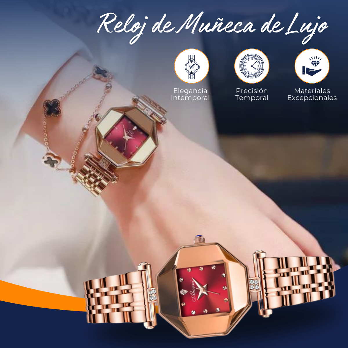 🔥PRODUCTO EXCLUSIVO | Reloj Ruby de lujo para el deseo♦️