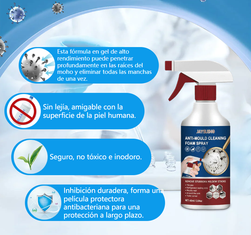 MoldBlast™ | Potente quitamanchas y moho multiusos