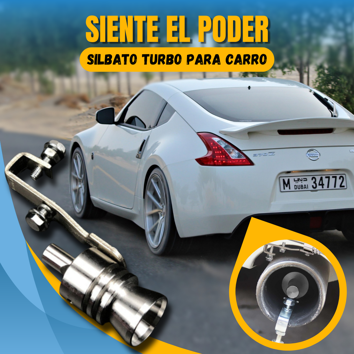 🔥 MEJOR VENDIDO | Silbato Turbo de Carro, Para Una Emoción 💥